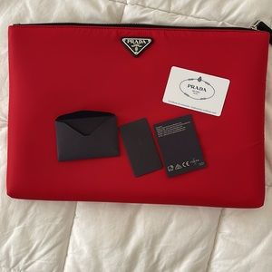 PRADA re-nylon laptop pouch